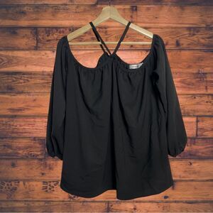 5 for $25🔥Vemvan Black‎ Off Shoulder Blouse Large